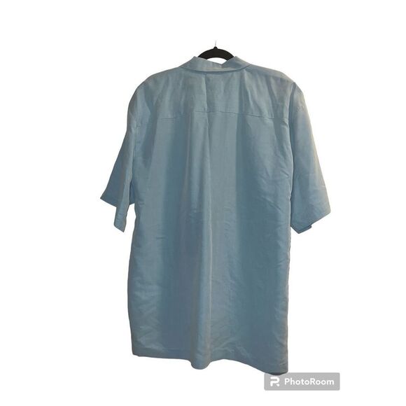 ✨Solitude Button Down Embroidered Short Sleeves Shirt✨ - Picture 2 of 6